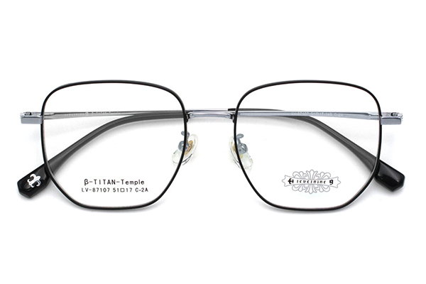 Venta al por mayor Monturas de gafas de titanio 87107