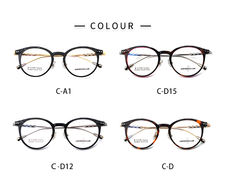 Monturas de gafas redondas de pl&aacute;stico 69027_02