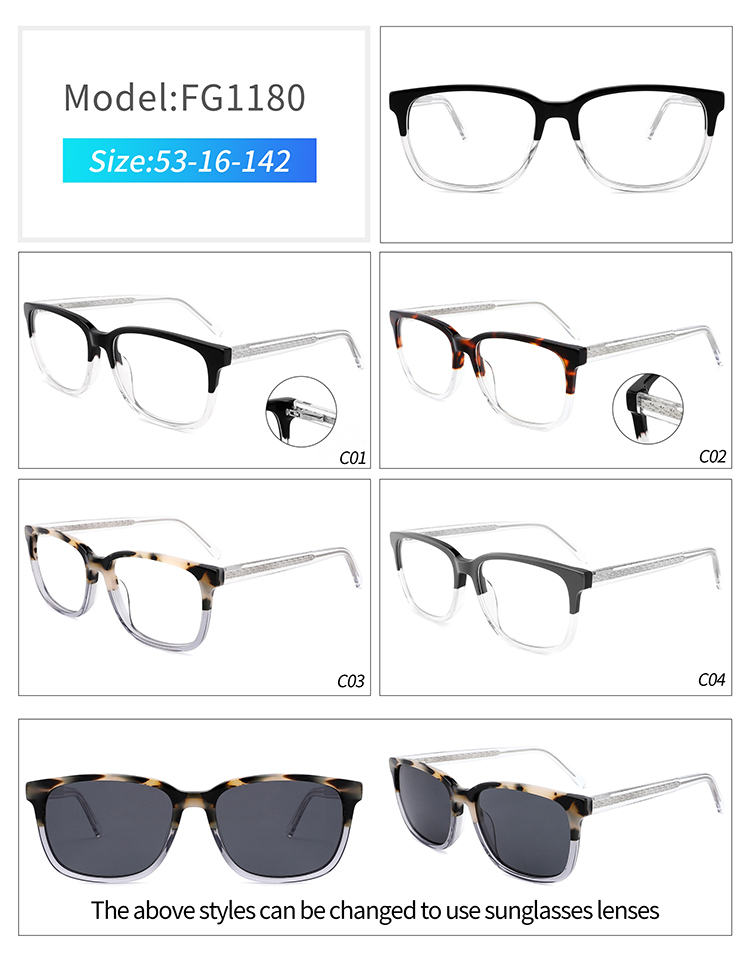 monturas de gafas graduadas vintage FG1180