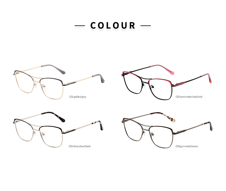 Gafas con montura de alambre