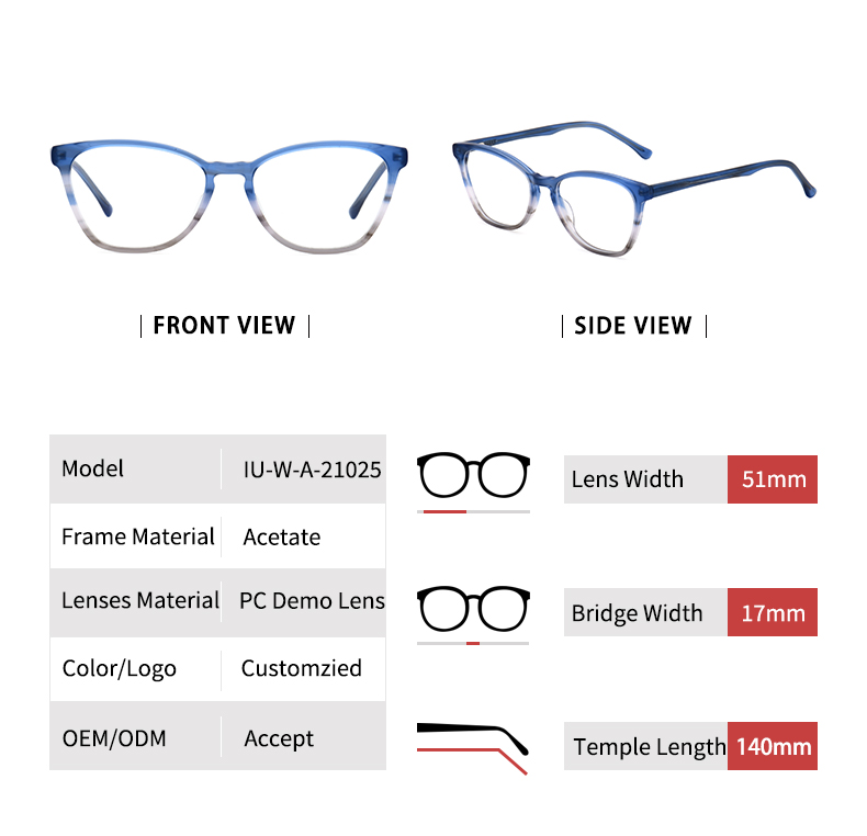 Gafas de montura gruesa_detials