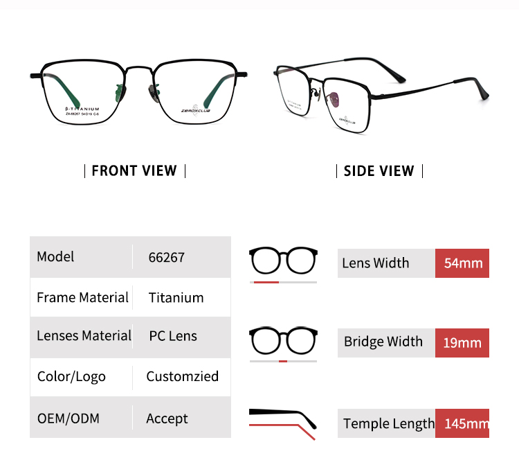 Anteojos Beta Titanio_detials