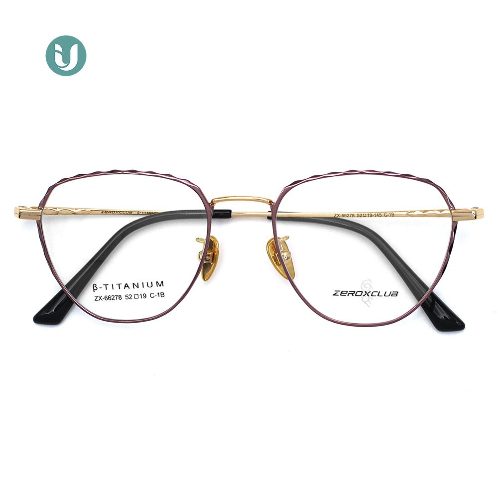 Venta al por mayor Montura de gafas de titanio 66278