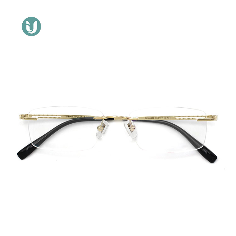 Venta al por mayor Monturas de gafas de titanio 66310