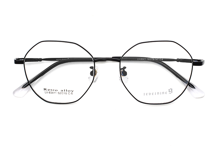 Marcos &oacute;pticos de metal - Negro