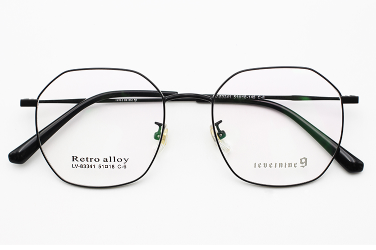 gafas de metal - Negro 