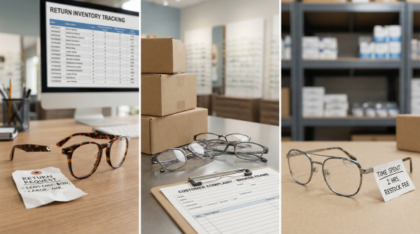 Por qu&eacute; las altas tasas de retorno est&aacute;n agotando las ganancias de su tienda &oacute;ptica