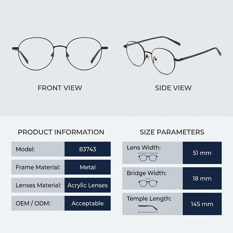 LevelNine 83743 Monturas de gafas de metal00001 