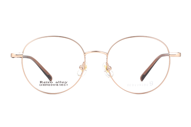 Venta al por mayor Monturas de gafas de metal Levelnine 83743