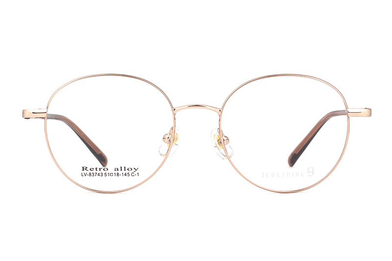 Venta al por mayor Monturas de gafas de metal Levelnine 83743