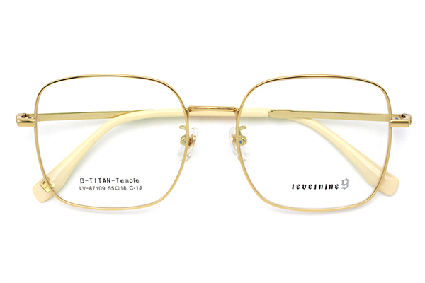 Montura de gafas de titanio al por mayor 87109