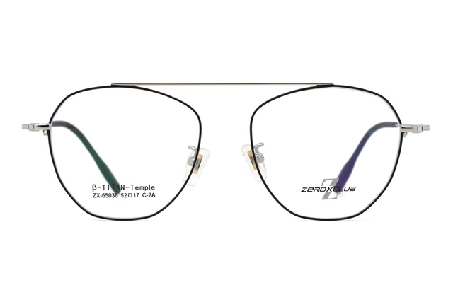 Venta al por mayor Monturas de gafas de titanio 65036