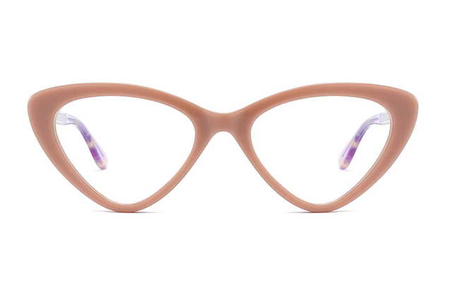 Monturas de gafas ópticas de ojo de gato para hombre y mujer de acetato vintage FG1144