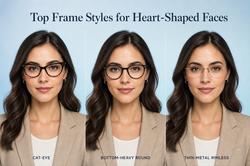 Las mejores gafas para rostros en forma de coraz&oacute;n.jpg