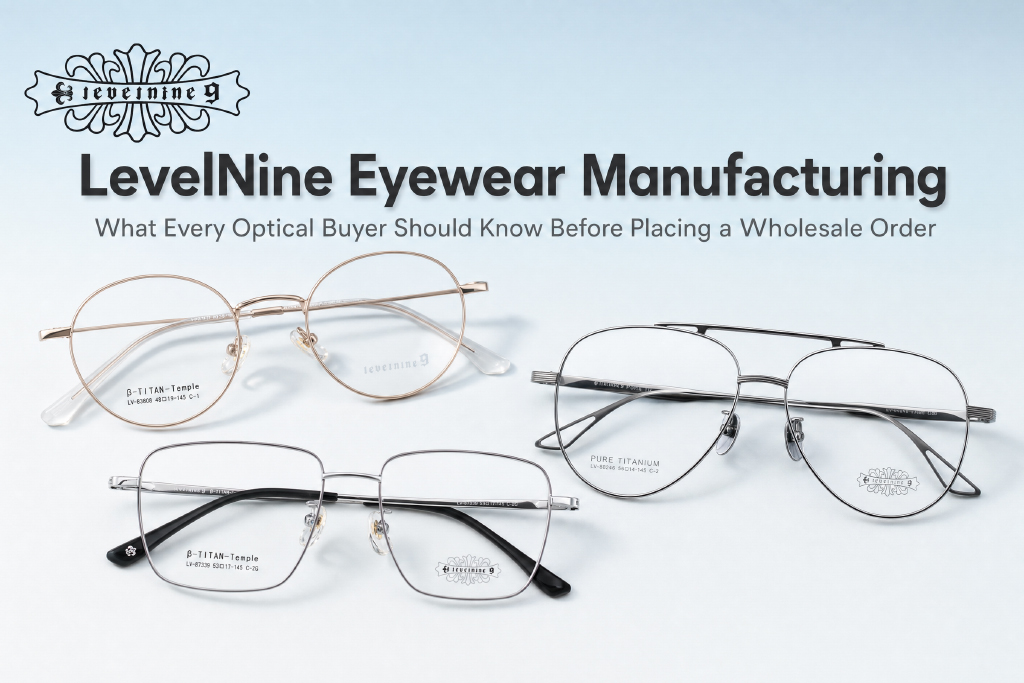 Fabricación de gafas LevelNine: cómo se fabrican monturas ópticas de primera calidad para compradores mayoristas