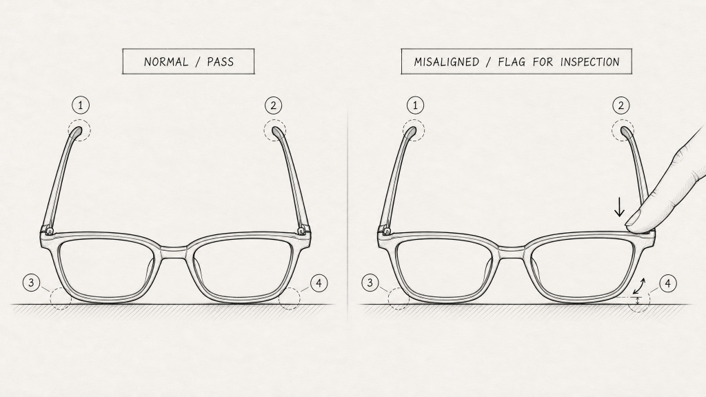 Boceto-t&eacute;cnico-de-control-de-calidad-de-gafas---Comparaci&oacute;n-de-verificaci&oacute;n-de-cuatro-puntos.jpg